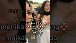 Menikahi manusia ❌menikahi kuda✅