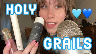 ASMR | My HOLY GRAIL Products (Whisper Ramble)