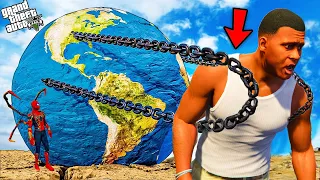 FRANKLIN BECAME STRONG AND RAISED THE EARTH IN GTA 5!