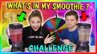 WHAT'S IN MY SMOOTHIE CHALLENGE | We Are The Davises