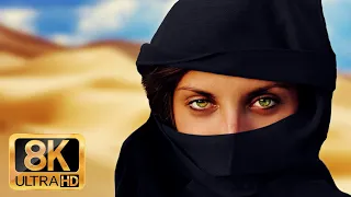 Why Sahara Desert is so Cool...!!!? Beautiful Woman in the Desert! 8K Video| 4K TV