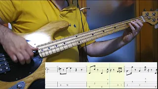 Dua Lipa - Don't Start Now Bass Cover with TAB