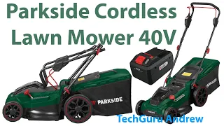 Parkside Cordless Lawn Mower 40V PRMA 40-Li C1