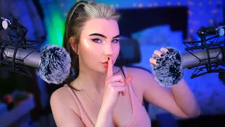 ASMR Mouth Sounds & Fluffy Tingles (No Talking) - Intense Mouth Sound Meditation w/ Heavy Delay