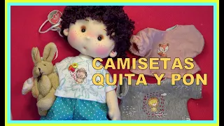 TUTORIAL CAMISETA DE VERANO muñecas manualilolis video - 485