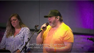 Chris Scotland singing Come Jesus Come