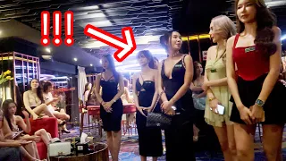 [4k] Thailand Bangkok Nightlife Street Scenes! Soapy Massage Shop Pretty Ladies!