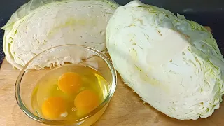 Cabbage with eggs | it's So Delicious breakfast recipe just in 5 minutes.