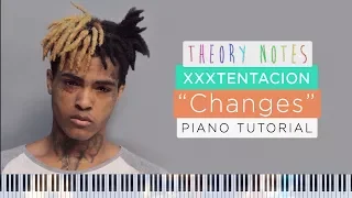 How to Play XXXTENTACION - Changes | Theory Notes Piano Tutorial