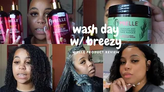 WASH DAY ✨ MIELLE PRODUCT REVIEW | CURLY HAIR ROUTINE