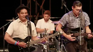 The Steady 45s live in concert at Grand Performances, Los Angeles