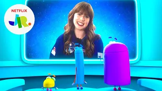 StoryBots Answer Space Questions with Astronauts 🚀 A StoryBots Space Adventure | Netflix Jr