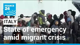 Europe migrant crisis: Italy declares state of emergency amid numbers surge • FRANCE 24 English