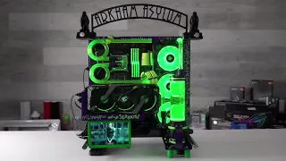 ULTIMATE JOKER Themed Custom Water Cooled Gaming PC Build