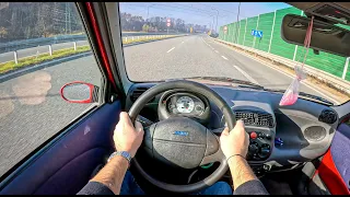 1998 Fiat Seicento [0.9 39HP] |0-100| POV Test Drive #1518 Joe Black