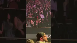 kendall jenner, kylie jenner, and hailey bieber dancing at harry styles' concert in Inglewood