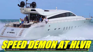 SUNDAY AT HAULOVER INLET WAS CRAZY! SPEED DOMINATED THE INLET FAST-MOVING POWERBOATS AND YACHTS