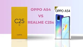 OPPO A54 VS REALME C25s
