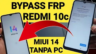 Cara Bypass Frp Redmi 10c Miui 14 Terkunci Akun Google Gratis Tanpa PC