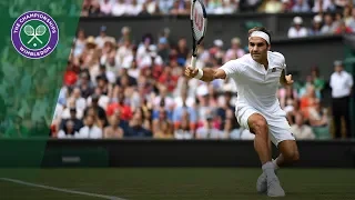 Must-watch Roger Federer drop shot | Wimbledon 2018