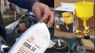 How to easily remove and remove the air lock from the cooling system. How to expel air, de-air