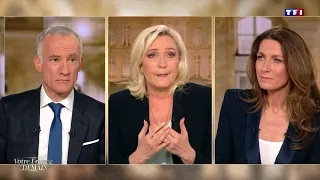 "Votre France de demain" : Marine Le Pen, invitée de TF1