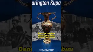 “HEM HAVAN TOPUYLA HEM FUTBOL TOPUYLA SAVAŞ KAZANAN TEK ÜLKE BİZİZ” | GENERAL HARİNGTON KUPASI