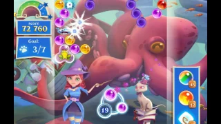 Bubble Witch Saga 2 Level 1451 with no booster & 2 bubbles left