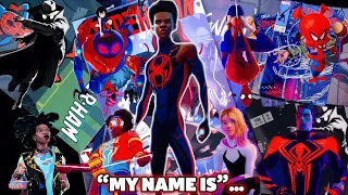 "My Name Is" | All Spidey Comic Intros/Backstories In Spider-Man Into And Across The SpiderVerse