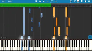 Henry Mancini - Love theme from Sunflower Soundtract (Piano, Synthesia)