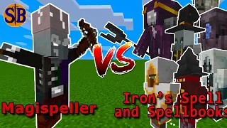 Magispeller vs Iron's Spell and Spellbooks | Minecraft Mob Battle