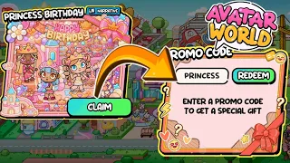 FREE PRINCESS BIRTHDAY PACK! FREE PROMO CODES AVATAR WORLD!