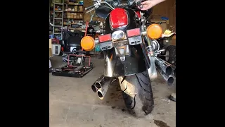 Honda Valkyrie 6 into 6 exhaust (best sounding motorcycle!??!?!)