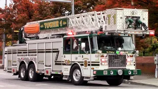 Fire Trucks Responding Compilation Part 64 - Roto-Ray Lights