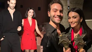 Burak Berkay Akgul and Özge Yağız won the Award for the Best Couple of Series"