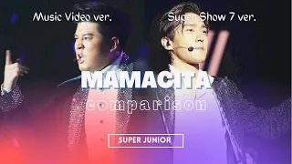 SUPER JUNIOR - Mamacita Comparison MV vs. Super Show 7