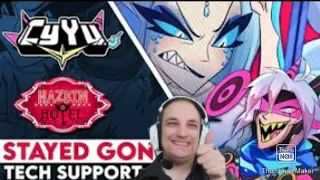 REACTION Hazbin Hotel - Stayed Gone - Tech Support Edition | Cover by CyYu & @LeeandLie