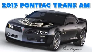 2017 Pontiac Trans AM Redesign Interior and Exterior