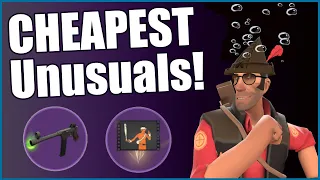 [TF2] The CHEAPEST of CHEAP Unusuals! (Hats, Weapons, Taunts)