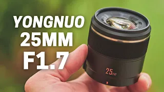 Yongnuo 25mm F1.7 - Incredible Value AF Micro Four Thirds Lens