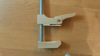 Самодельная быстрозажимная струбцина. Часть 3. Homemade quick clamp. Part 3.