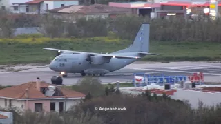 Hellenic Air Force C-27J Spartan landing.