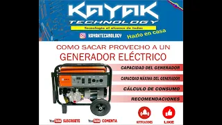 GENERADOR ELÉCTRICO CALCULO DE CONSUMO