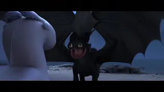 Toothless mating dance (HTTYD 3)