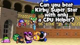 Is It Possible To Beat Kirby Super Star's Arena With Only A CPU Helper?
