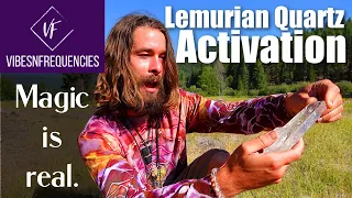 LEMURIAN Quartz Seed Crystal ACTIVATION // Magic Crystal Activation & Lemurian Quartz Effects