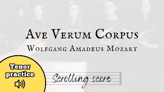 Ave Verum Corpus - Mozart - Tenor practice with score