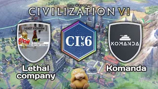 Lethal Company Team vs Komanda CWC Season 9 Qualifiers  Civilization 6