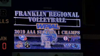 Volleyball on Roxamore Sports Franklin Regional vs. Woodland Hills