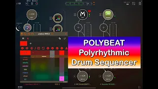 POLYBEAT Polyrhythmic Drum Sequencer Tutorial with FAC DrumKit & Ruismaker FM - for iOS